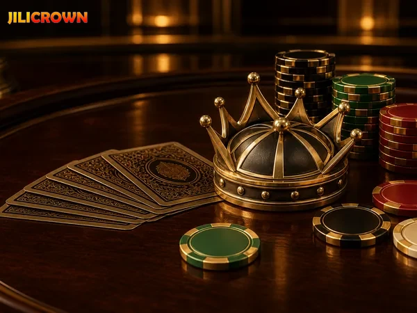 JILICROWN Teen Patti hand being dealt